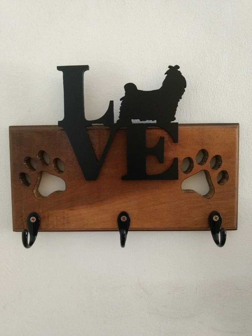 porta chaves pets 